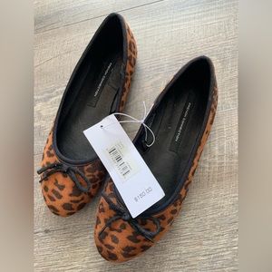 French Connection Women's Diana Bow Detail Ballet Flats - Size 6